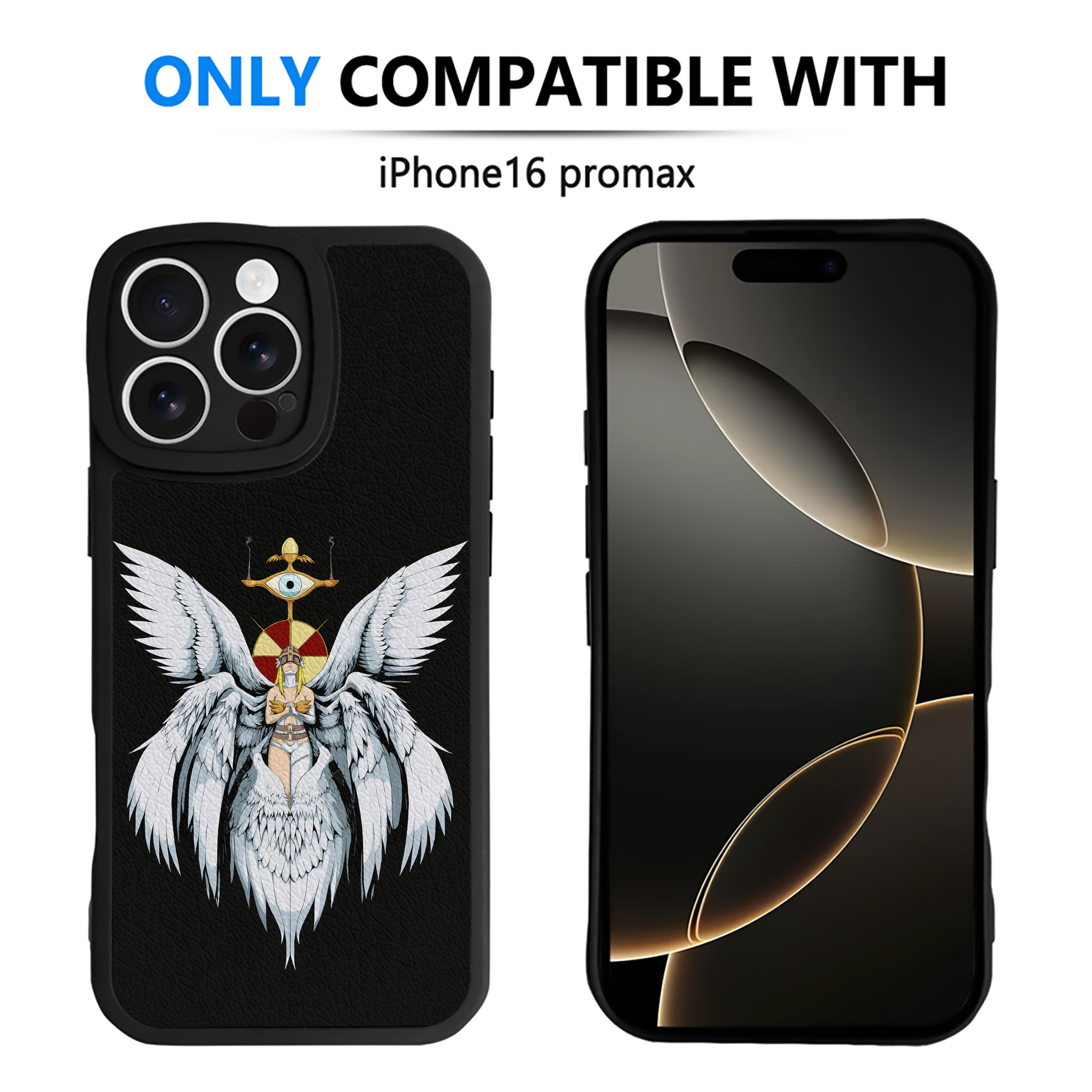 （画像用） Digimon デジタルモンスター/デジモン 【iPhone 16シリーズ対応】シリコンスマホケース（レザー調） 材質：シリコン